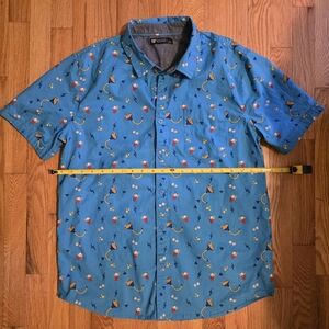 RF Brand Beer Pong Short-Sleeve Button-Down Shirt